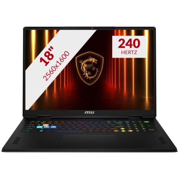 3156330 MSI Vector 18 HX AI A2XWIG-638NL 18'' gaming laptop