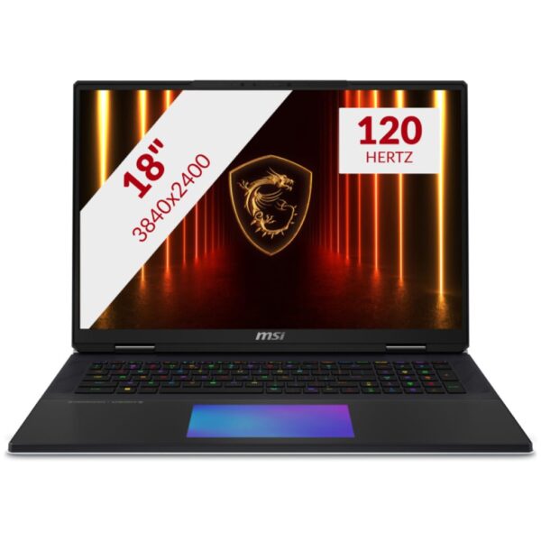 3124800 MSI Titan 18 HX AI A2XWJG-492NL 18'' Copilotplus gaming laptop